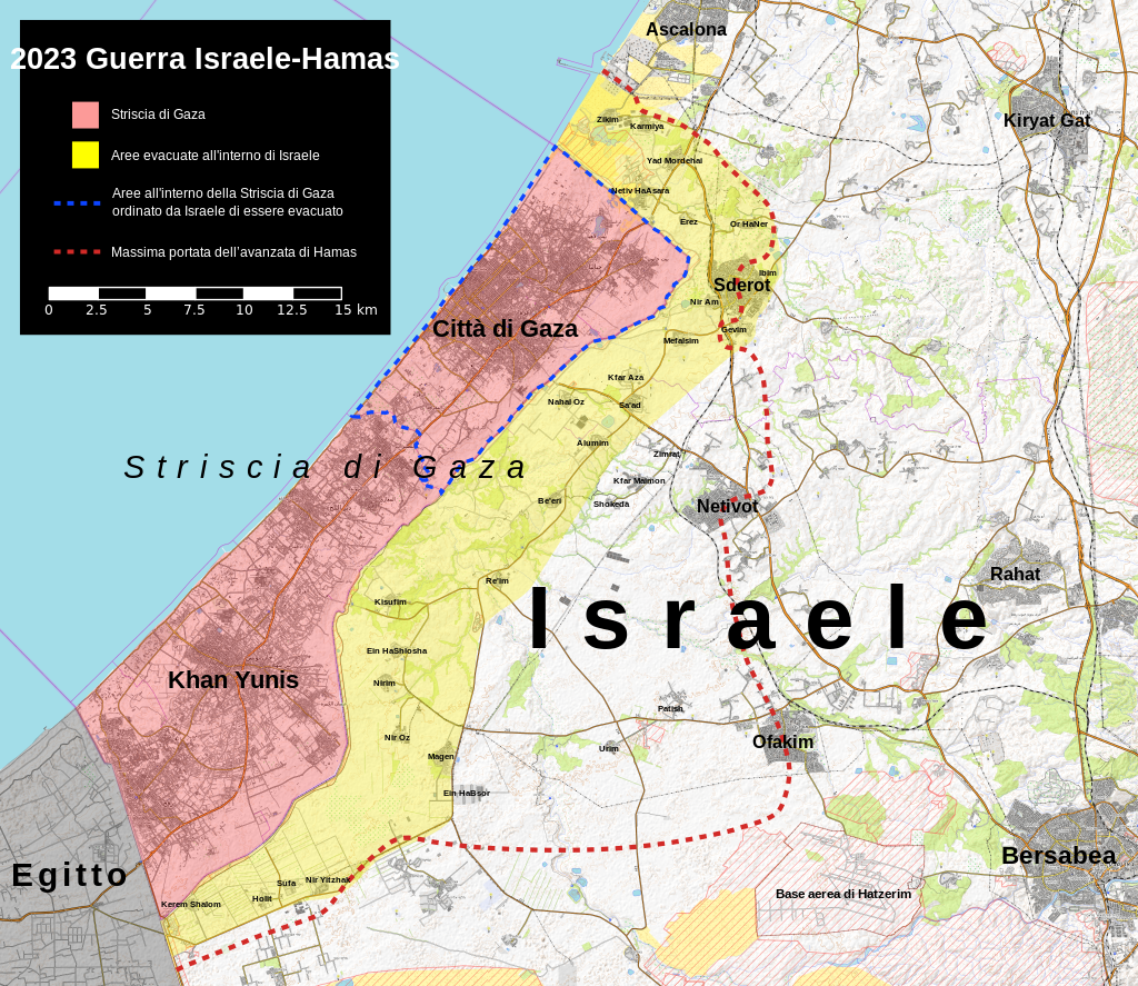 conflitto gaza israele 2023.